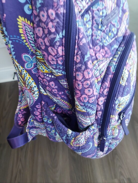 Vera Bradley Deep Purple Back Pack main image 9